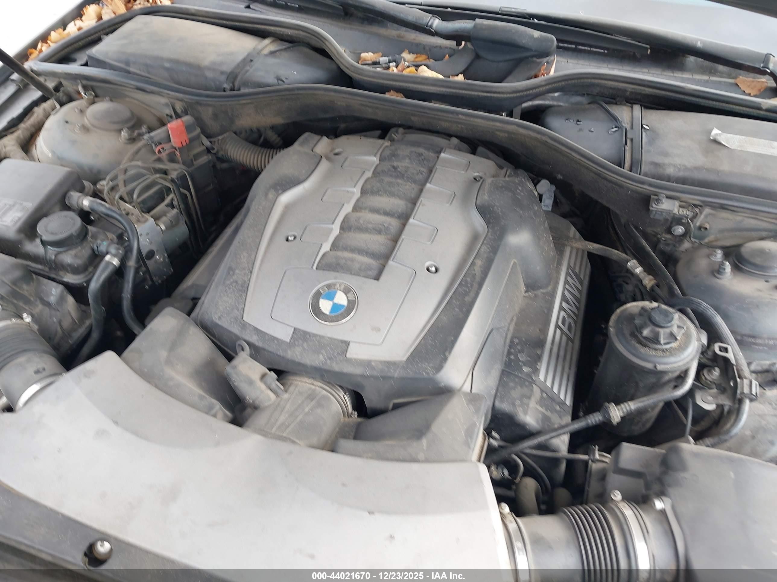 2006 Bmw 750i   Gray vin: WBAHL83596DT06337