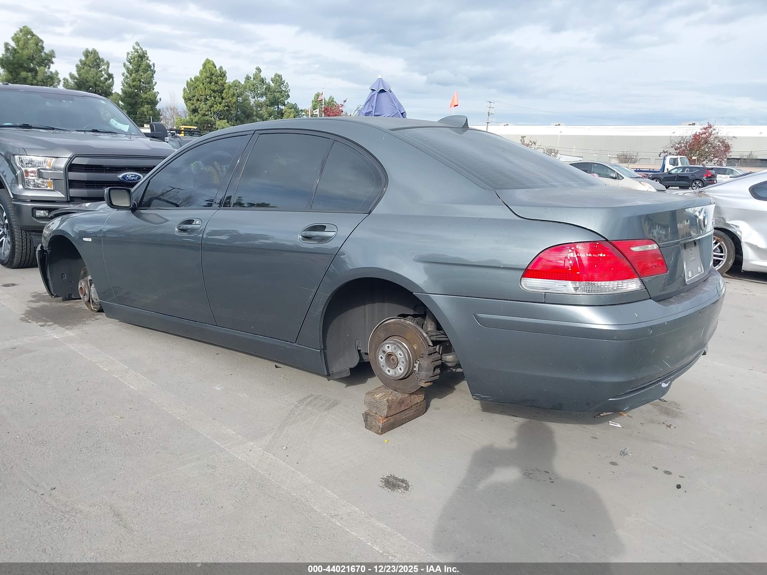 2006 Bmw 750i   Gray vin: WBAHL83596DT06337