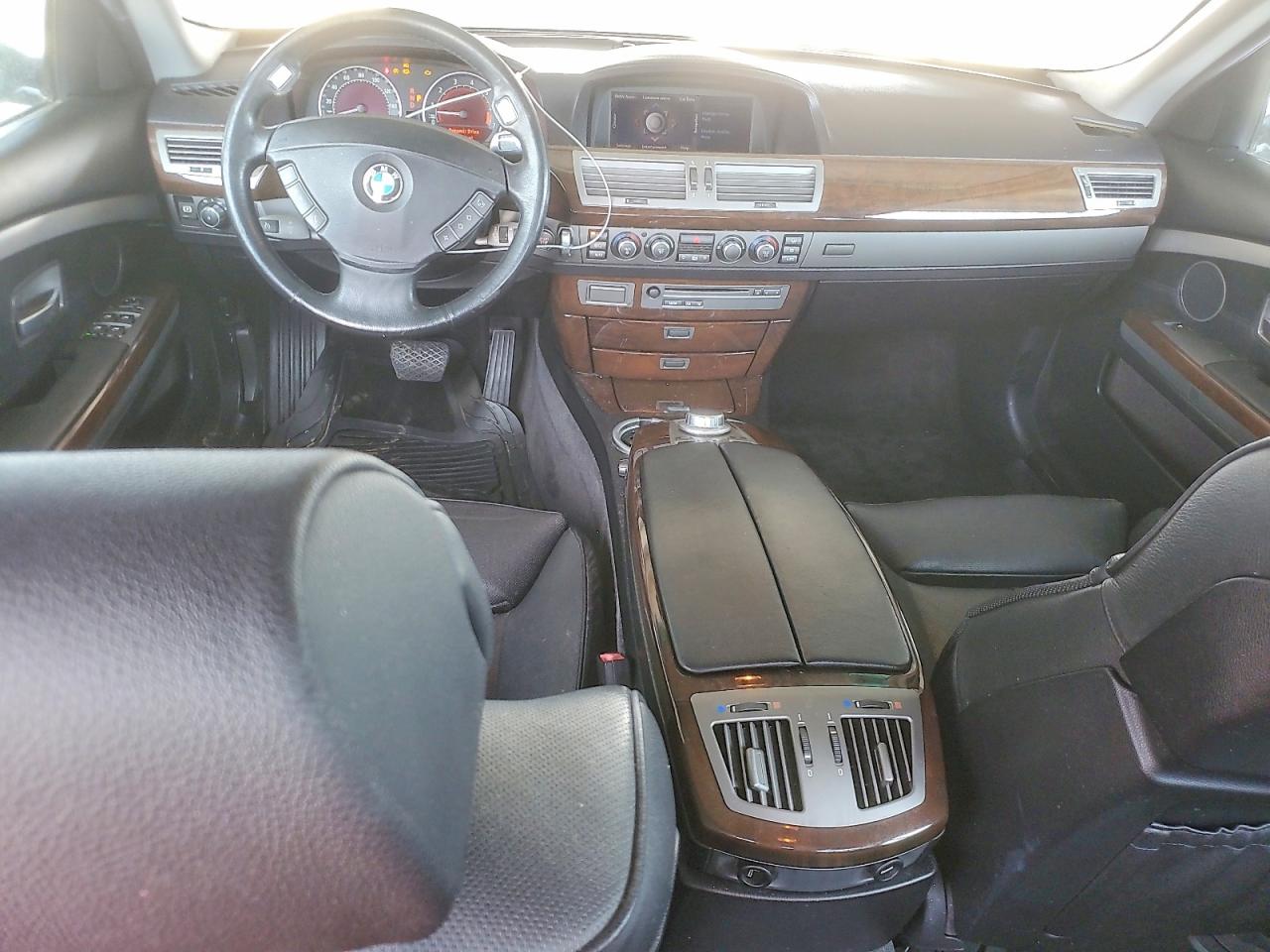 2007 Bmw 750 I Silver vin: WBAHL835X7DT08356