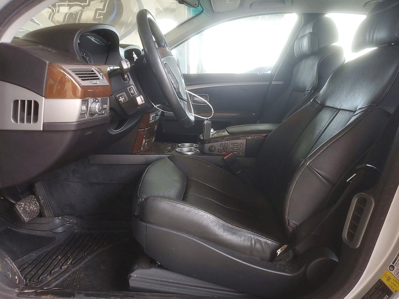 2007 Bmw 750 I Silver vin: WBAHL835X7DT08356