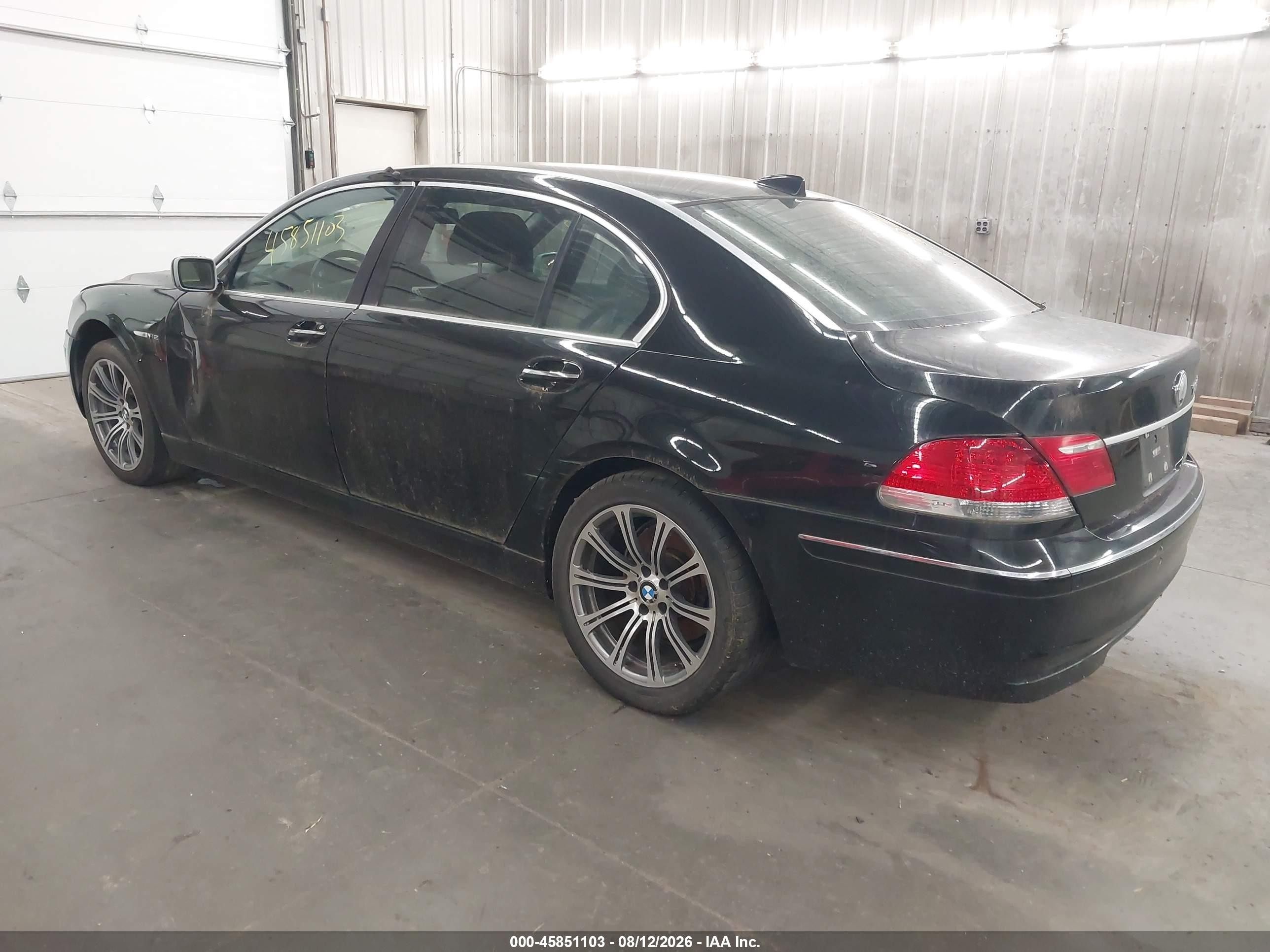 2006 Bmw 760li Black vin: WBAHN03576DD98451