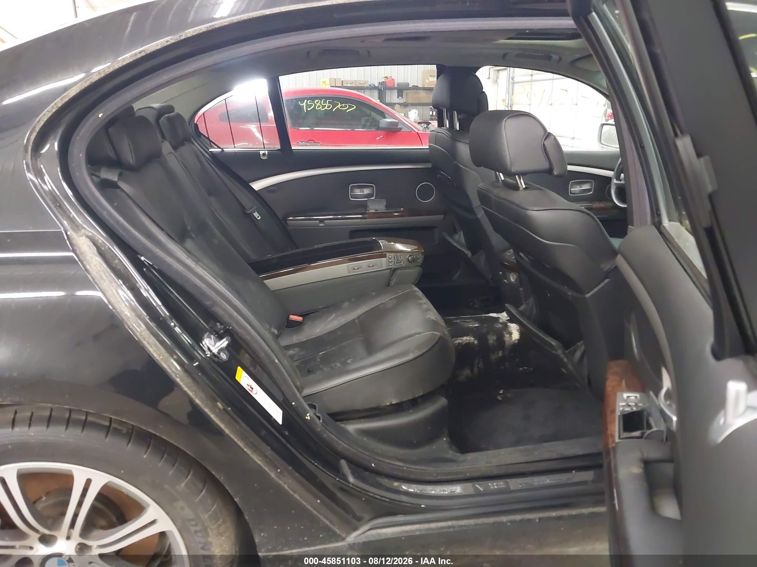 2006 Bmw 760li Black vin: WBAHN03576DD98451