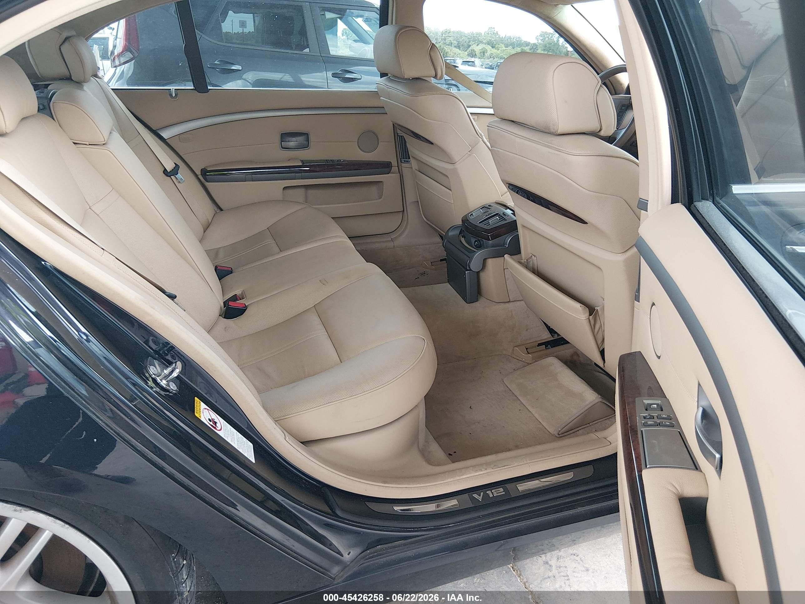 2006 Bmw 760li   Blue vin: WBAHN03586DD98135