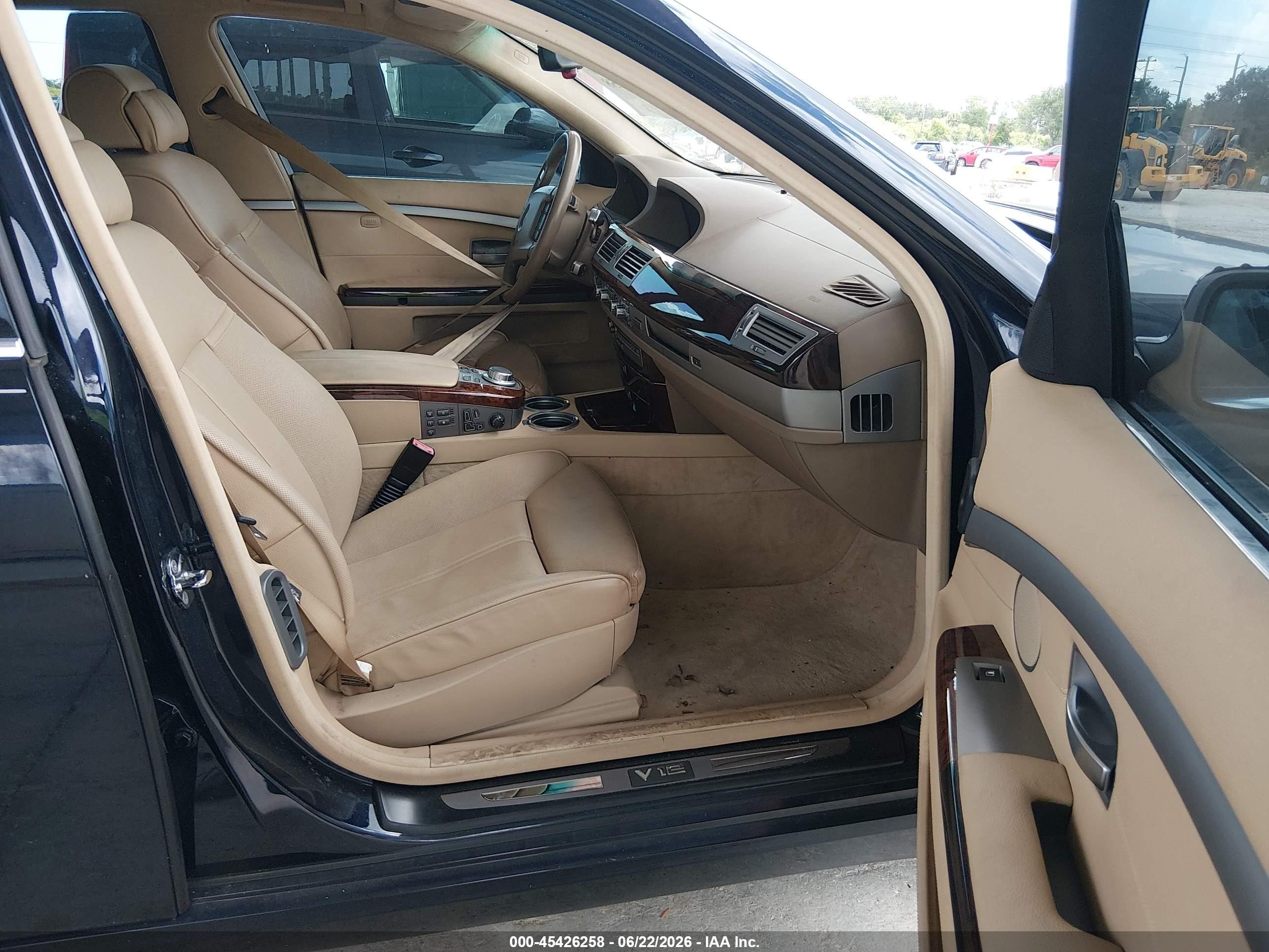 2006 Bmw 760li   Blue vin: WBAHN03586DD98135