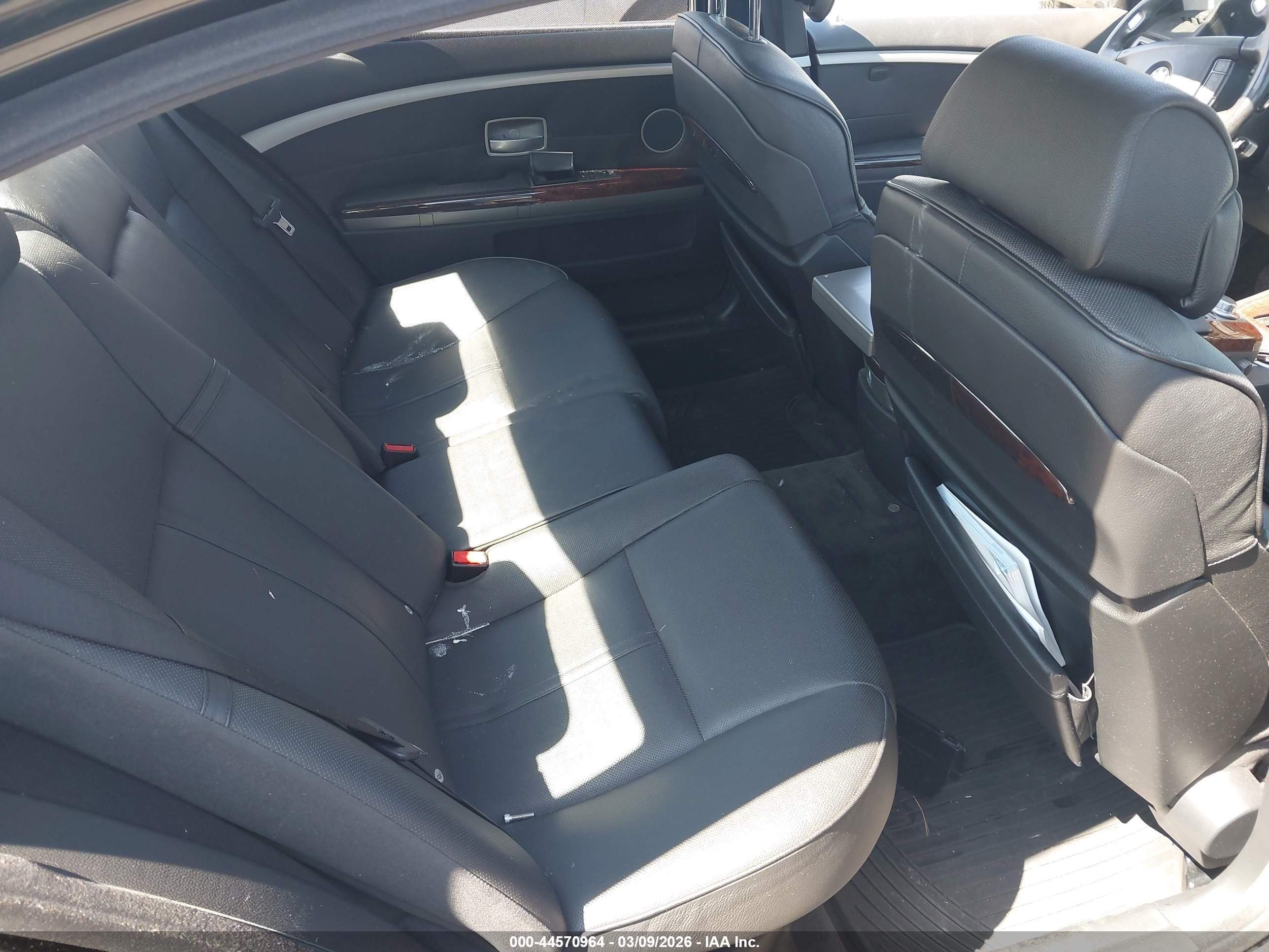2007 Bmw 760li   Black vin: WBAHN03587DD98749