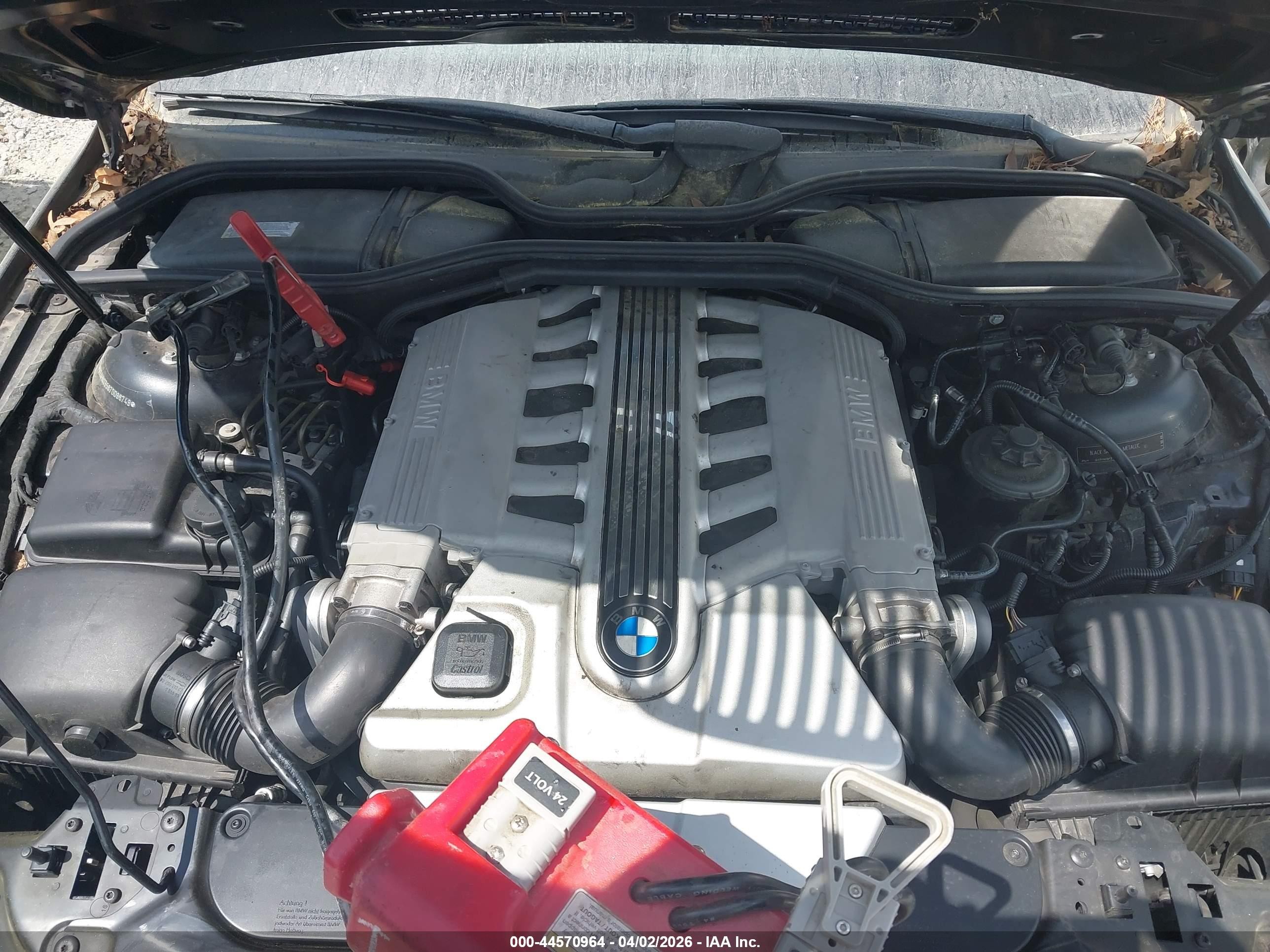 2007 Bmw 760li   Black vin: WBAHN03587DD98749