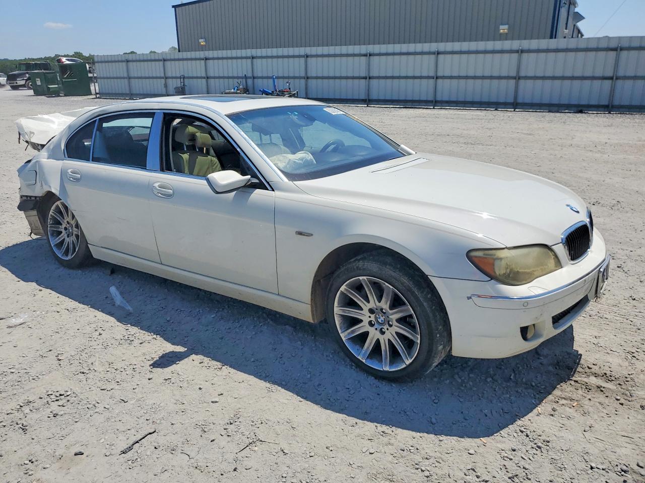 2006 Bmw 750 Li White vin: WBAHN83506DT28656