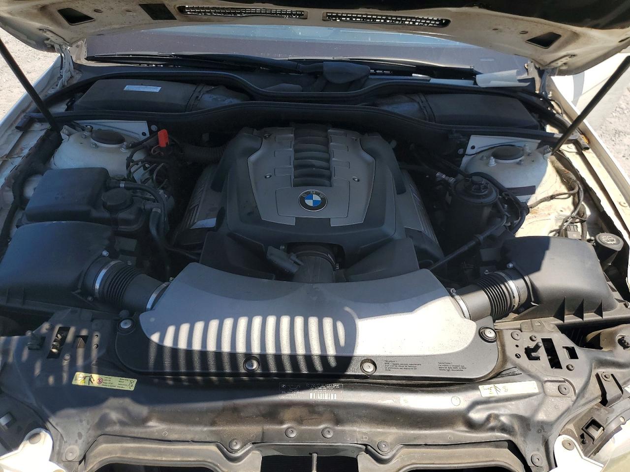 2006 Bmw 750 Li White vin: WBAHN83506DT28656