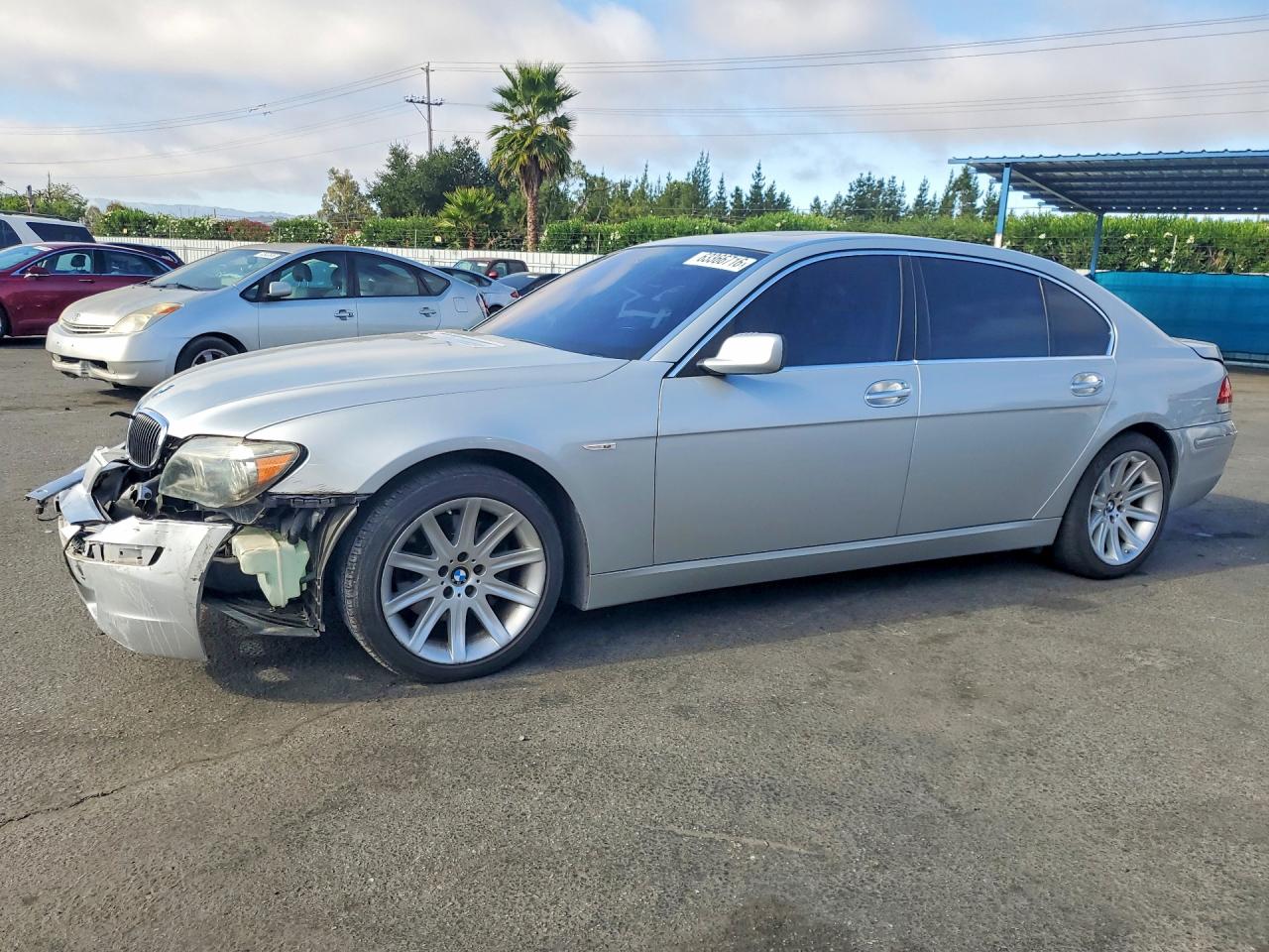 2006 Bmw 750 Li Серебряный vin: WBAHN83506DT59566
