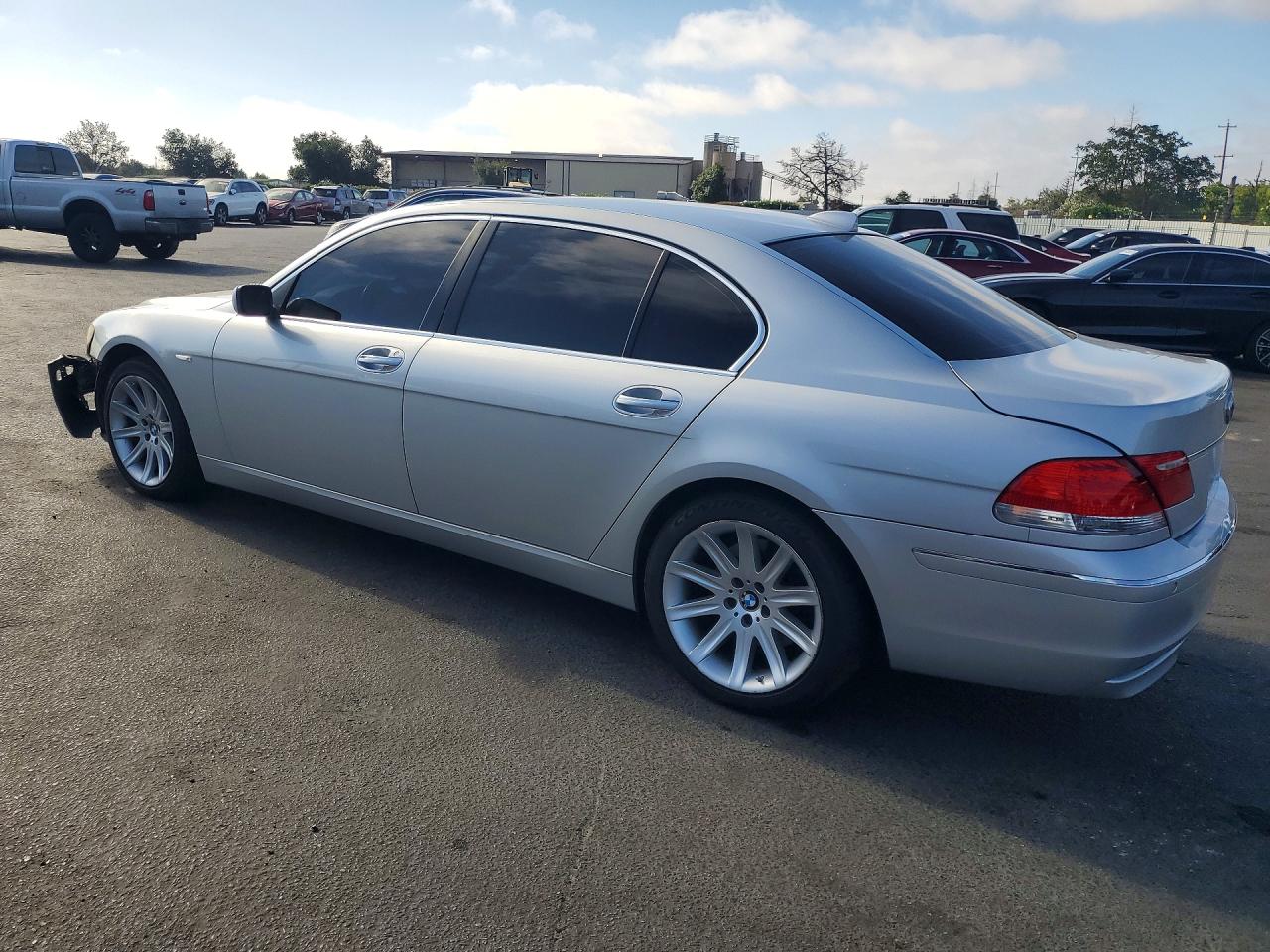 2006 Bmw 750 Li Silver vin: WBAHN83506DT59566