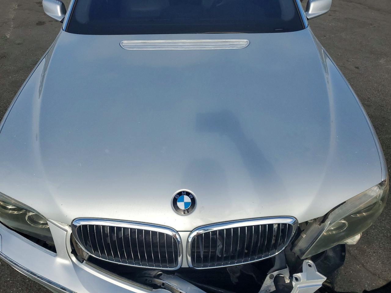 2006 Bmw 750 Li Silver vin: WBAHN83506DT59566