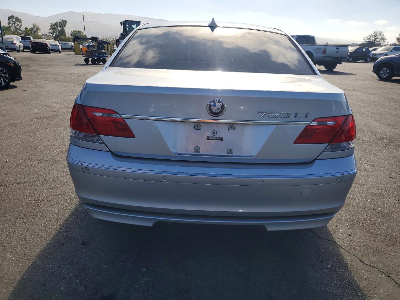 2006 Bmw 750 Li Silver vin: WBAHN83506DT59566