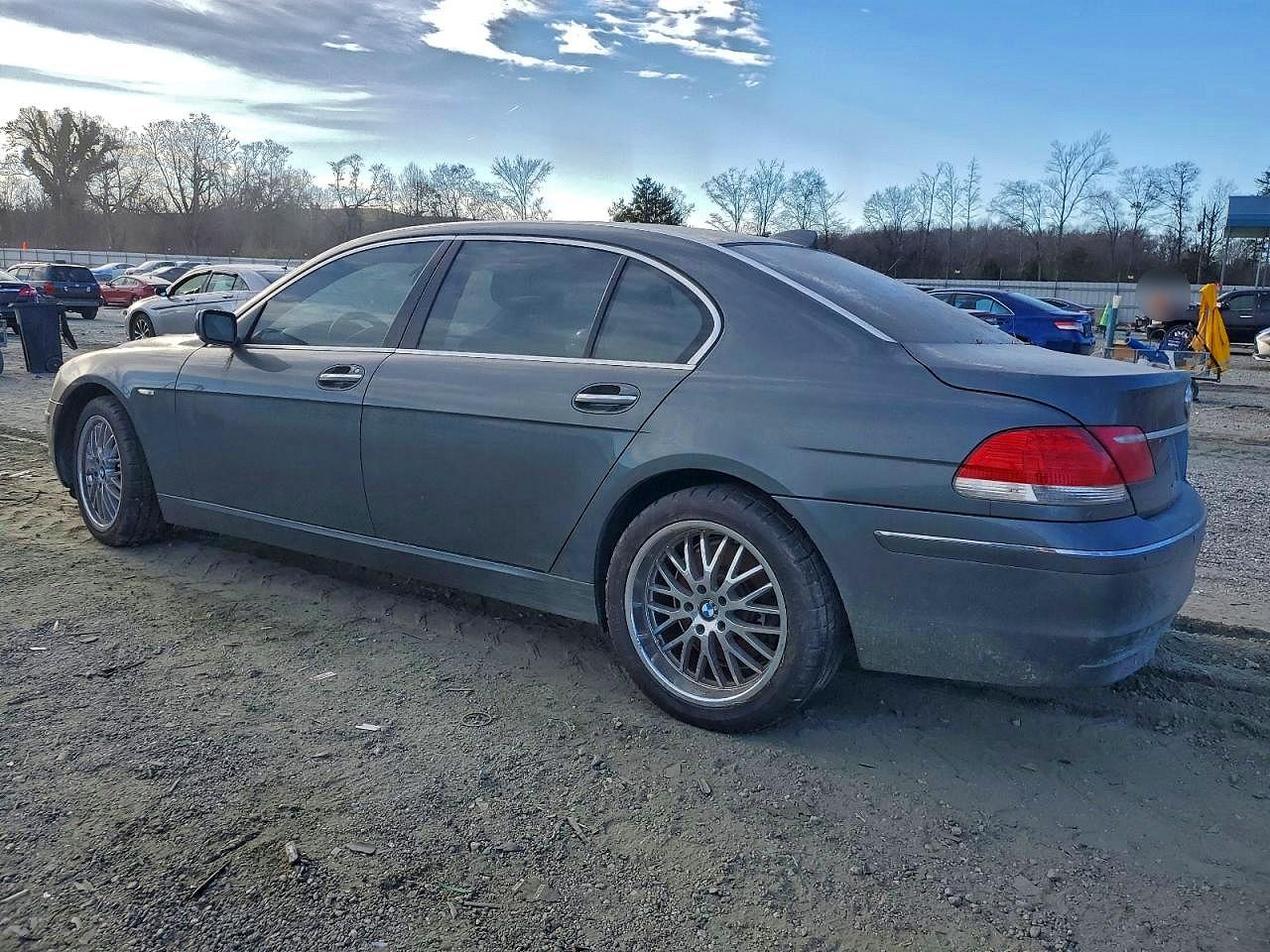 2006 Bmw 750 Li Gray vin: WBAHN83506DT63083