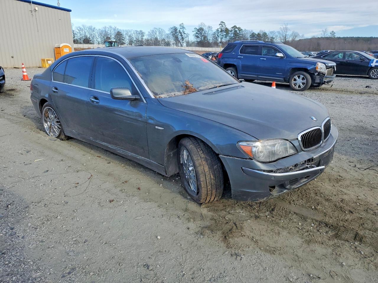 2006 Bmw 750 Li Gray vin: WBAHN83506DT63083