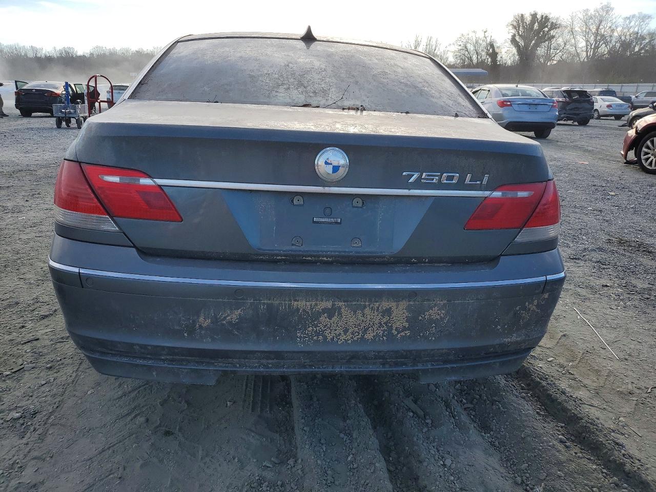 2006 Bmw 750 Li Gray vin: WBAHN83506DT63083