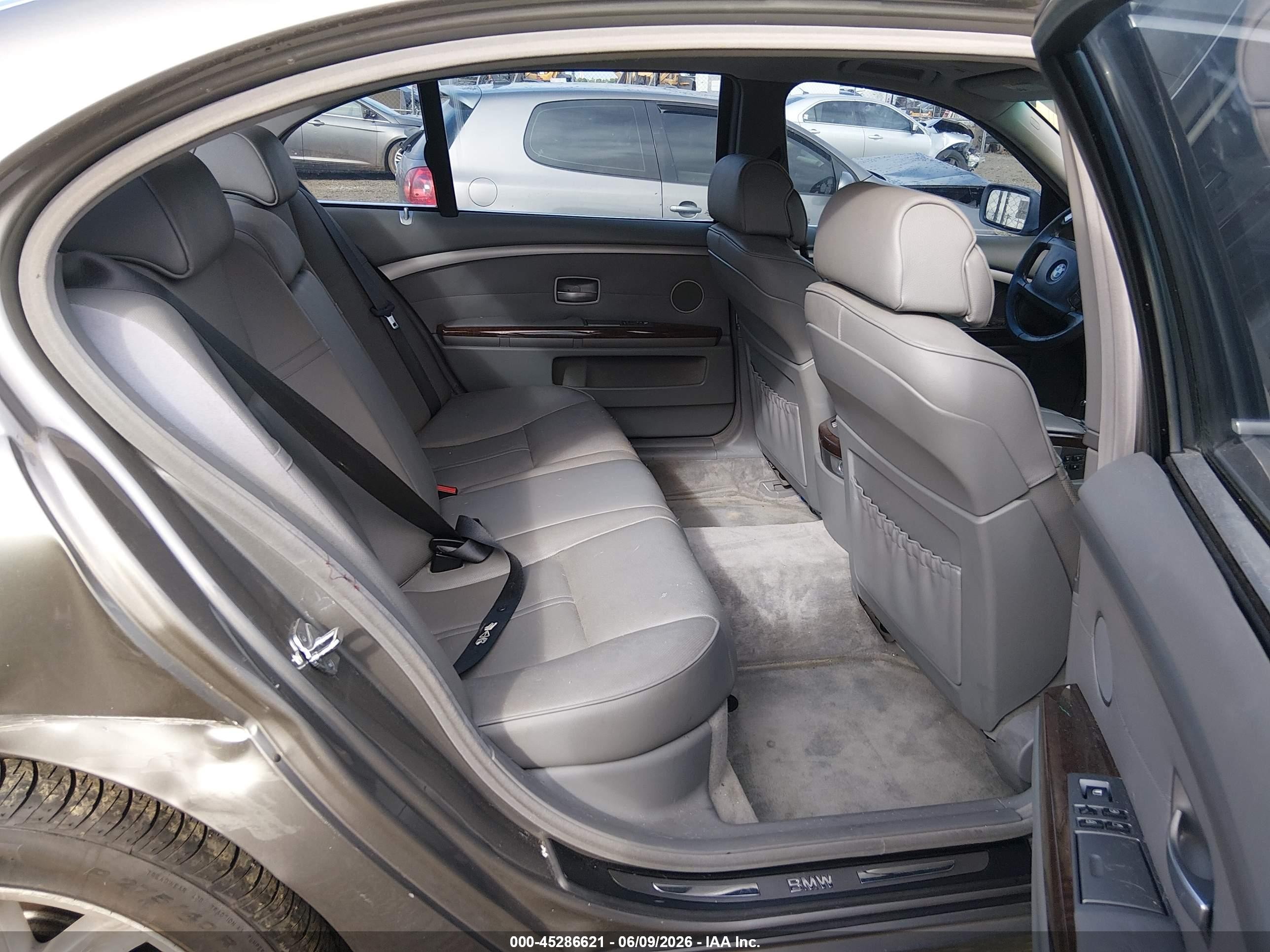 2006 Bmw 750li   Gray vin: WBAHN83506DT63570
