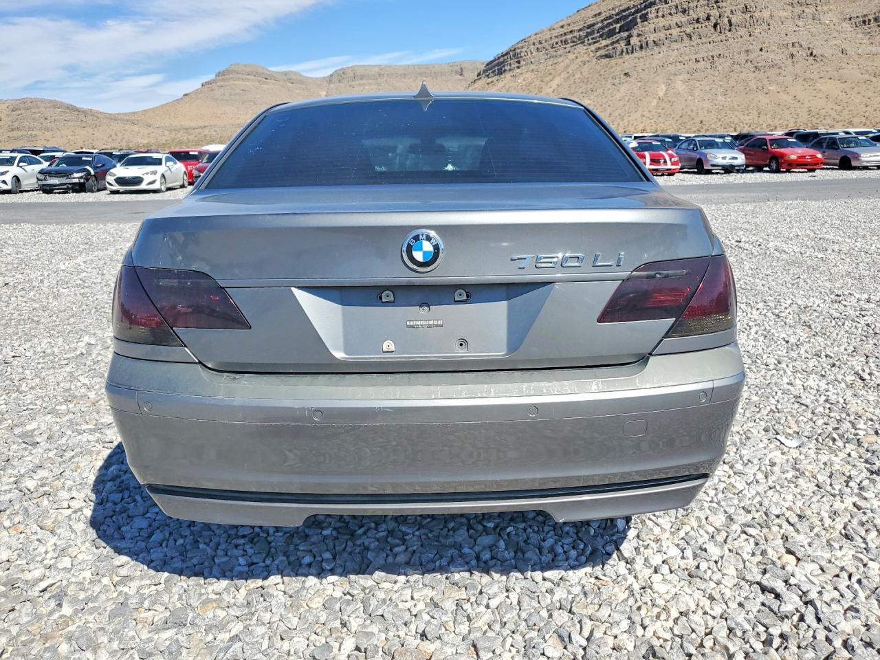 2007 Bmw 750 Gray vin: WBAHN83507DT74215