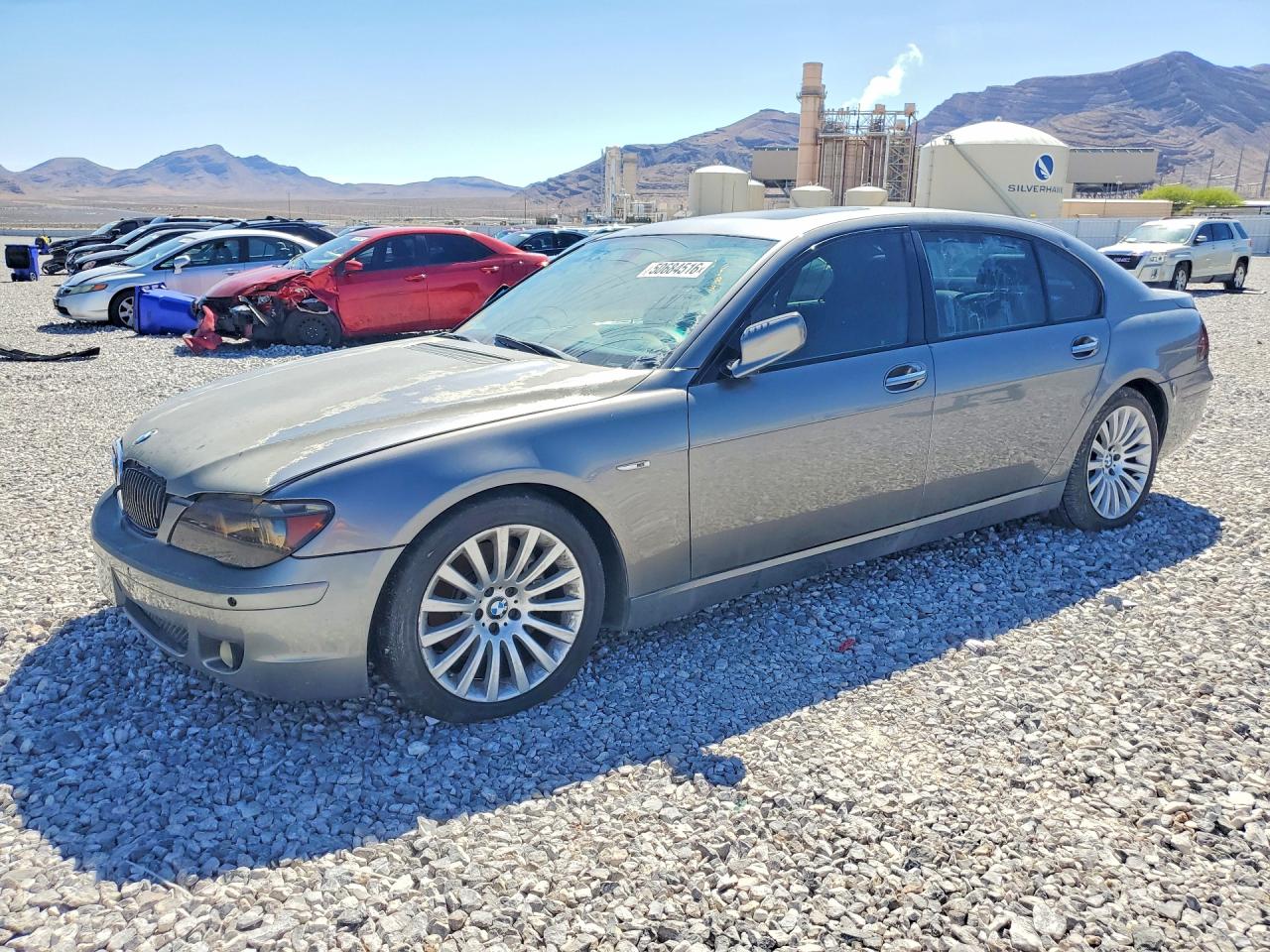2007 Bmw 750 Серый vin: WBAHN83507DT74215