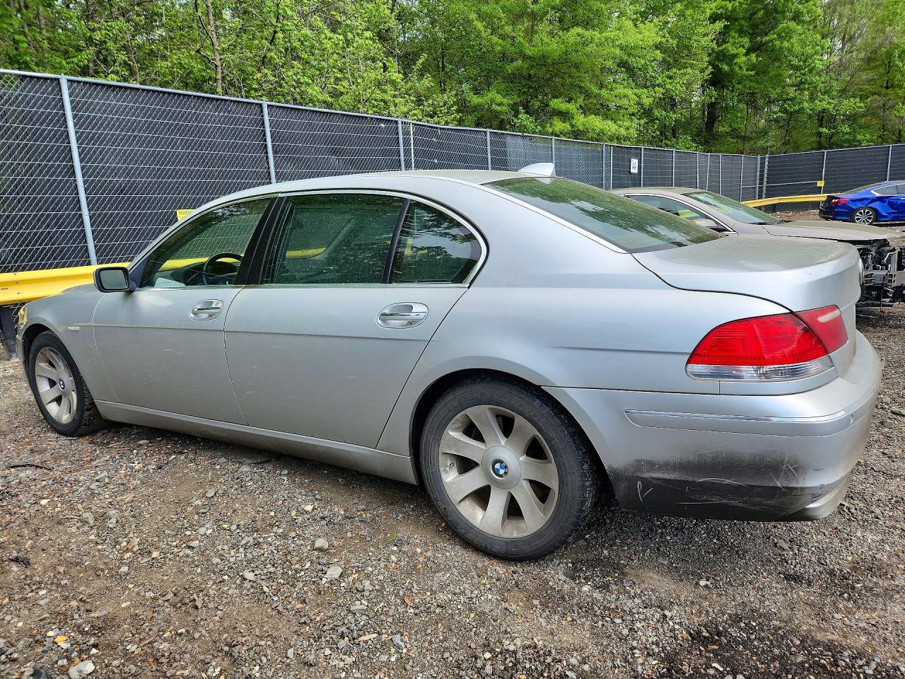 2007 Bmw 750 Серебряный vin: WBAHN83507DT75879