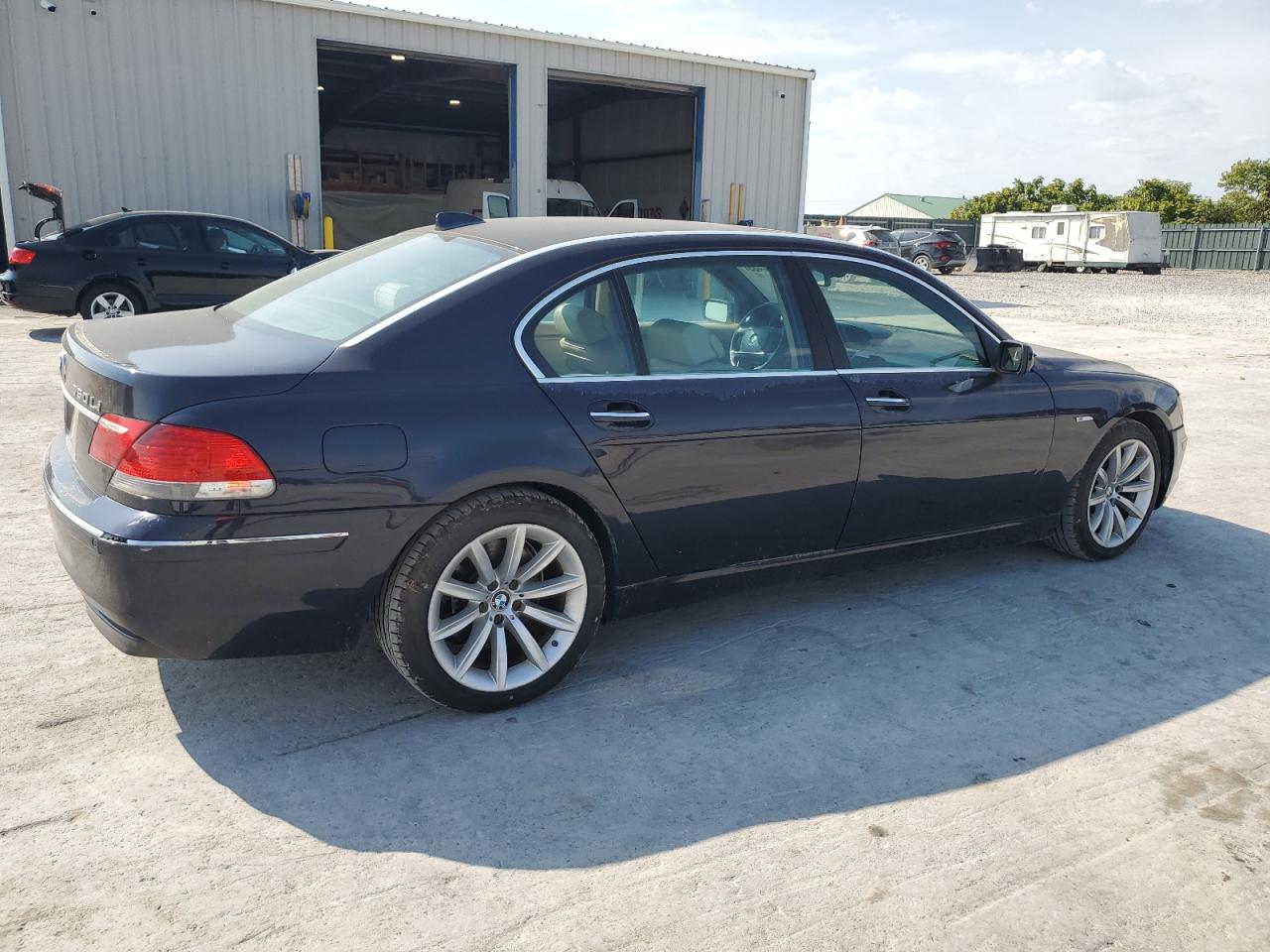 2008 Bmw 750 Li Black vin: WBAHN83508DT80131