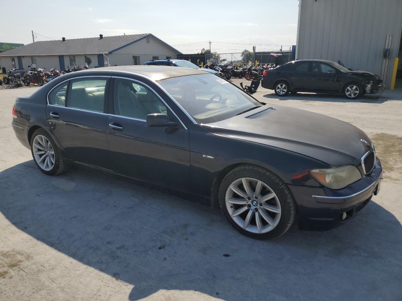 2008 Bmw 750 Li Black vin: WBAHN83508DT80131