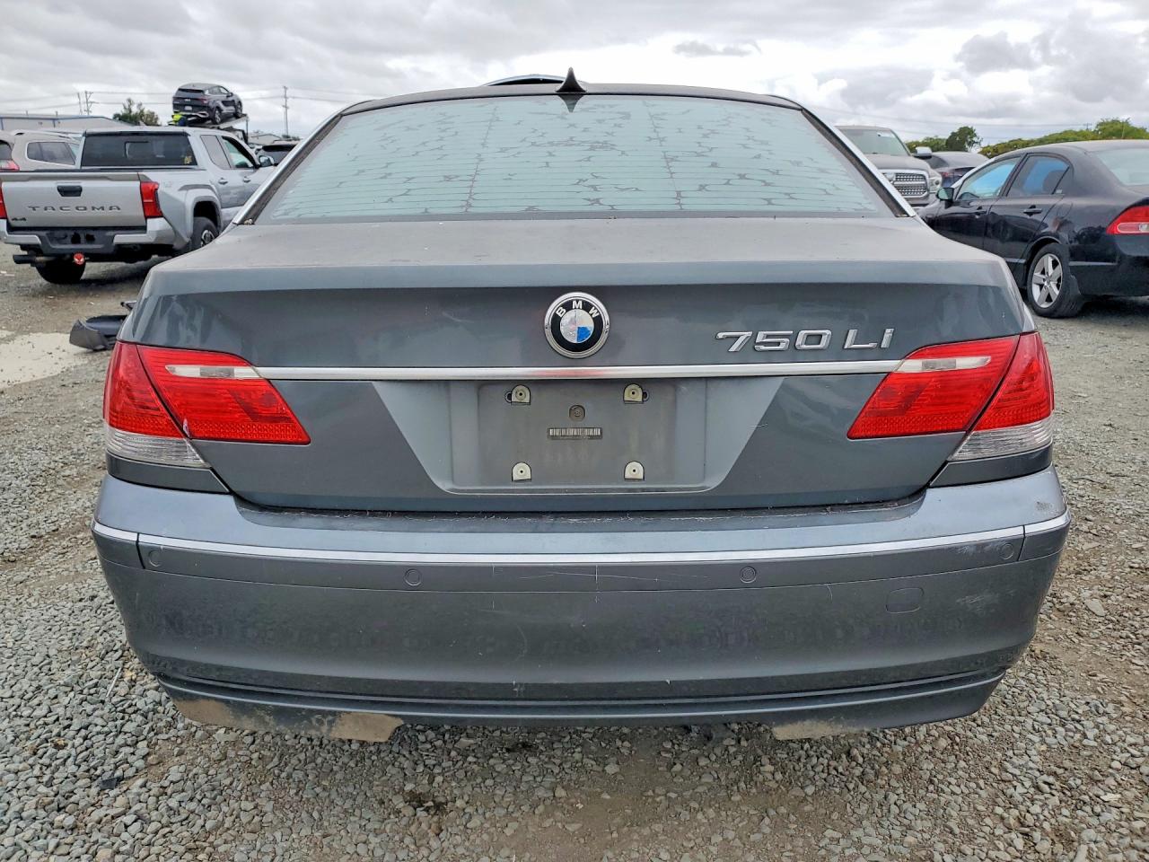 2006 Bmw 750 Li Gray vin: WBAHN83516DT34286
