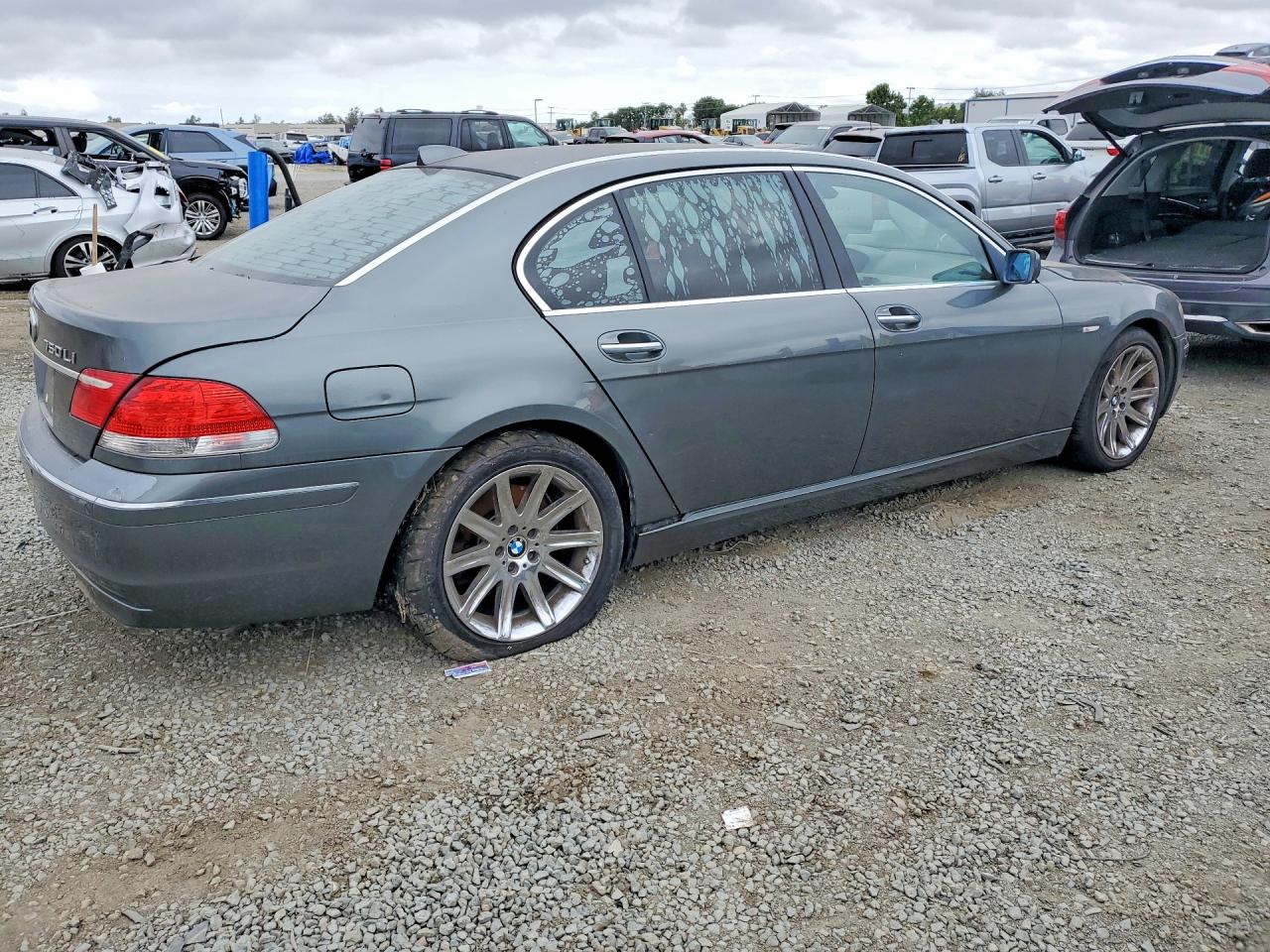 2006 Bmw 750 Li Gray vin: WBAHN83516DT34286