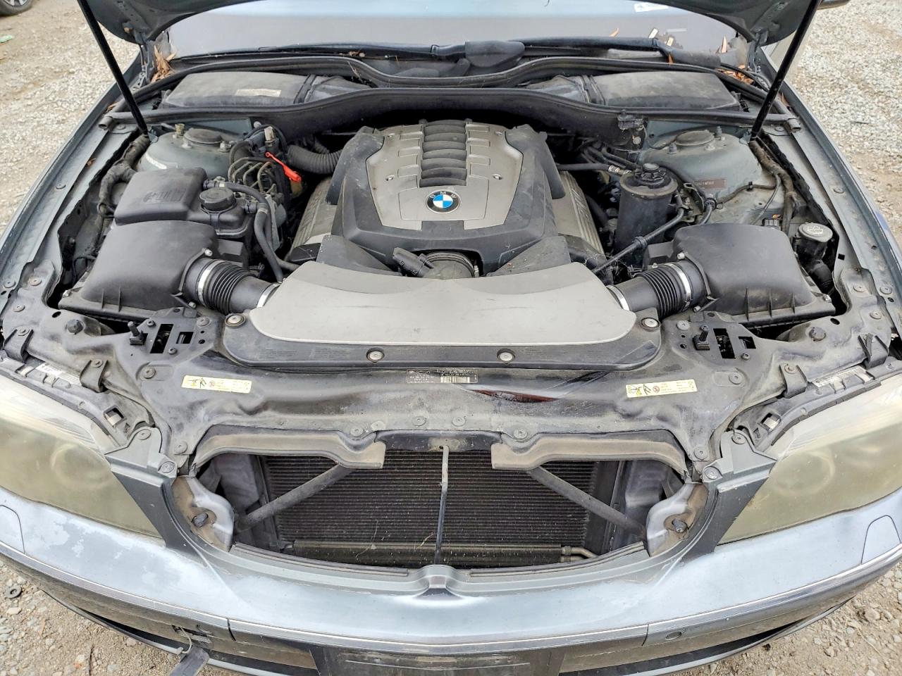 2006 Bmw 750 Li Gray vin: WBAHN83516DT34286