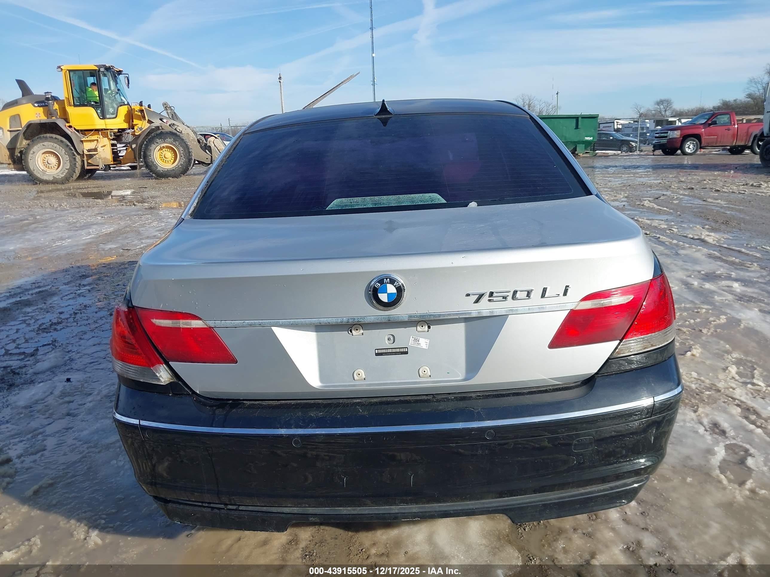 2007 Bmw 750li   Black vin: WBAHN83517DT75423