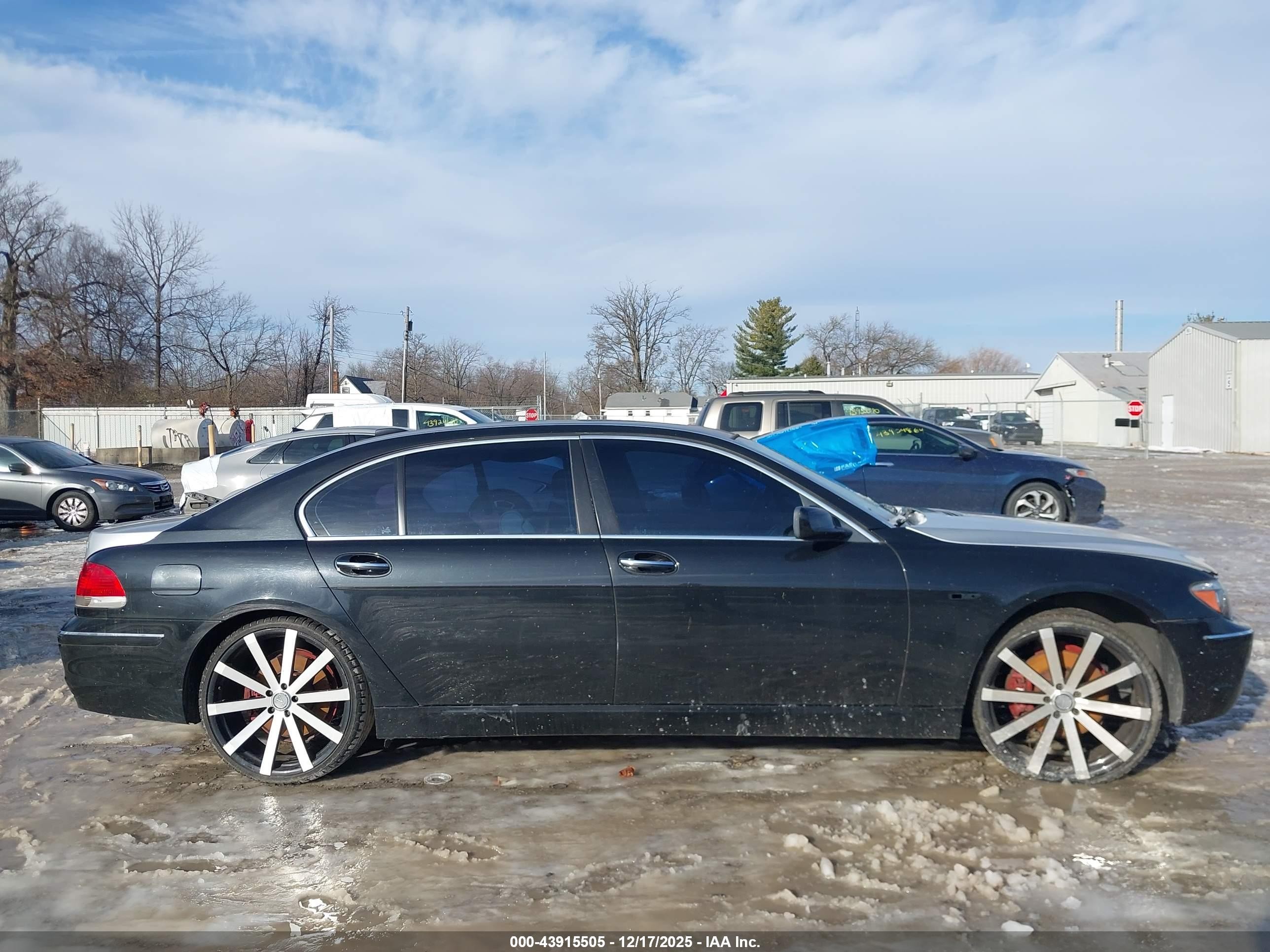 2007 Bmw 750li   Black vin: WBAHN83517DT75423