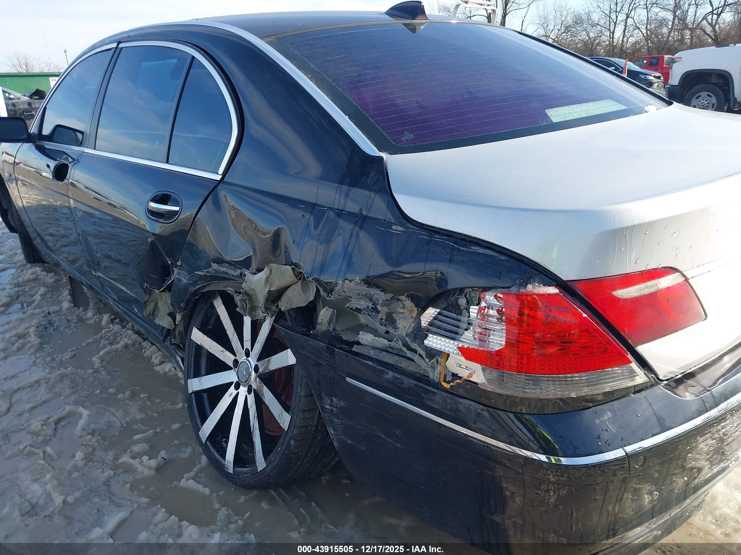 2007 Bmw 750li   Black vin: WBAHN83517DT75423