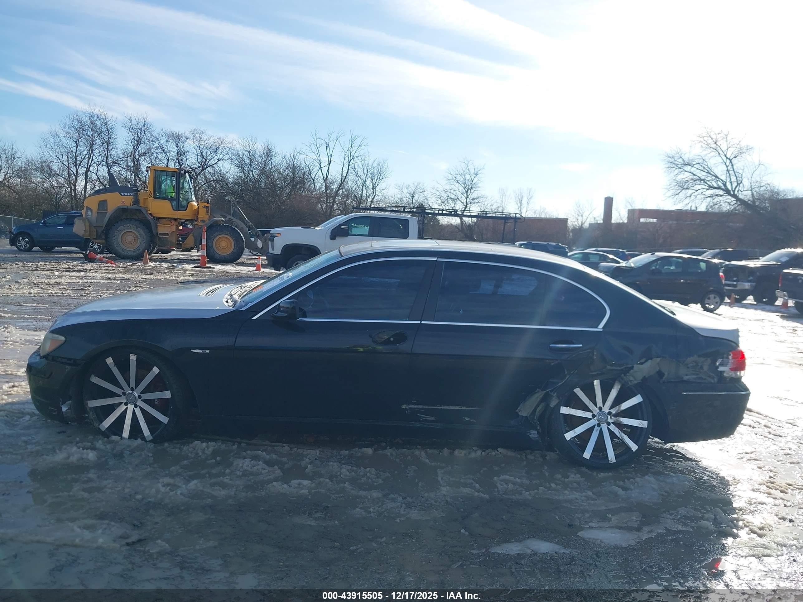 2007 Bmw 750li   Black vin: WBAHN83517DT75423