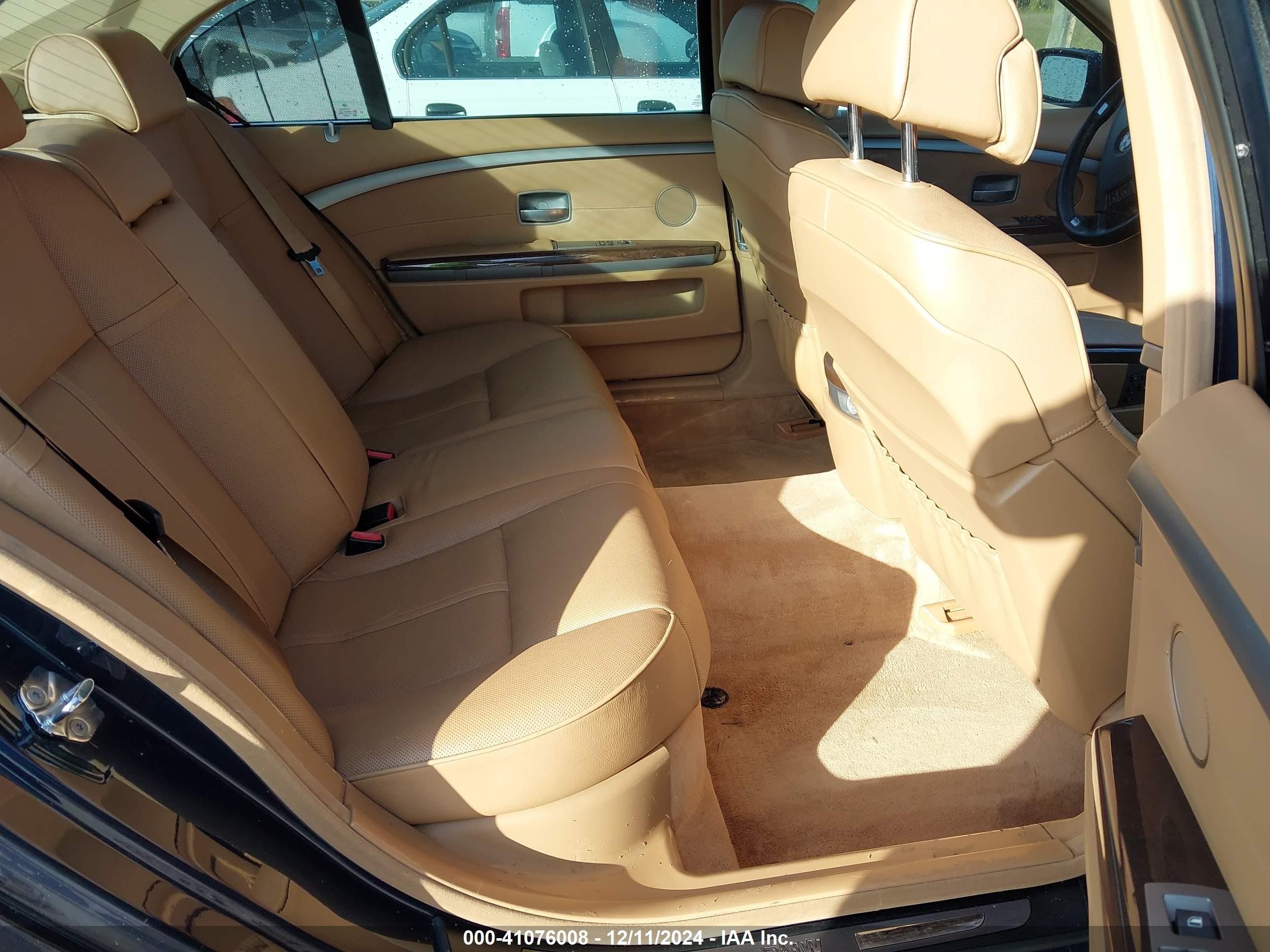 2007 Bmw 750li   Синий vin: WBAHN83517DT76507