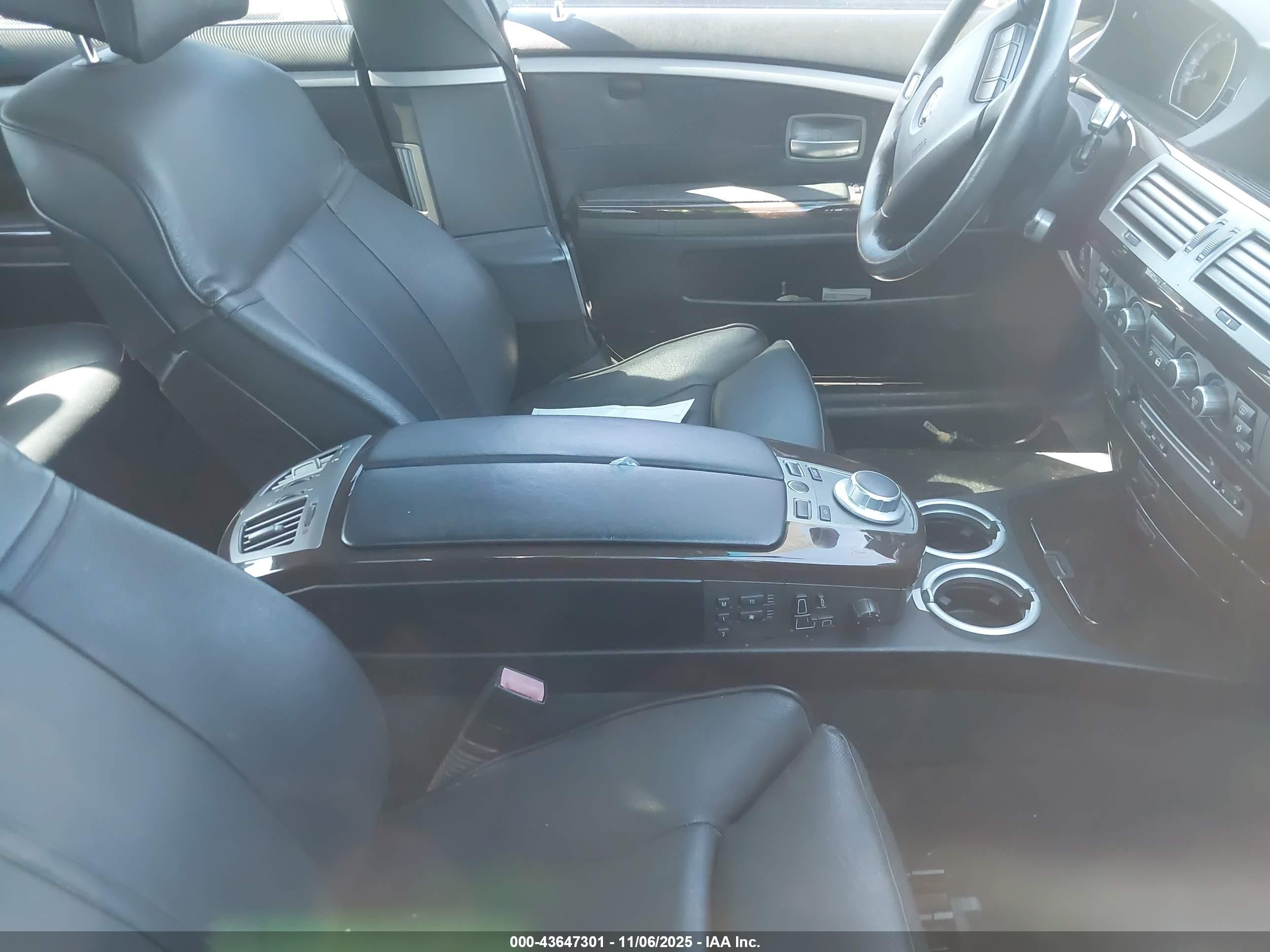 2008 Bmw 750li   Черный vin: WBAHN83518DT87069