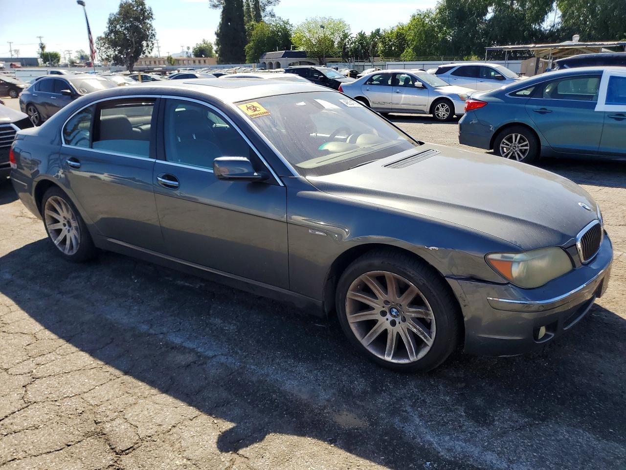 2006 Bmw 750 Li Black vin: WBAHN83526DT32997