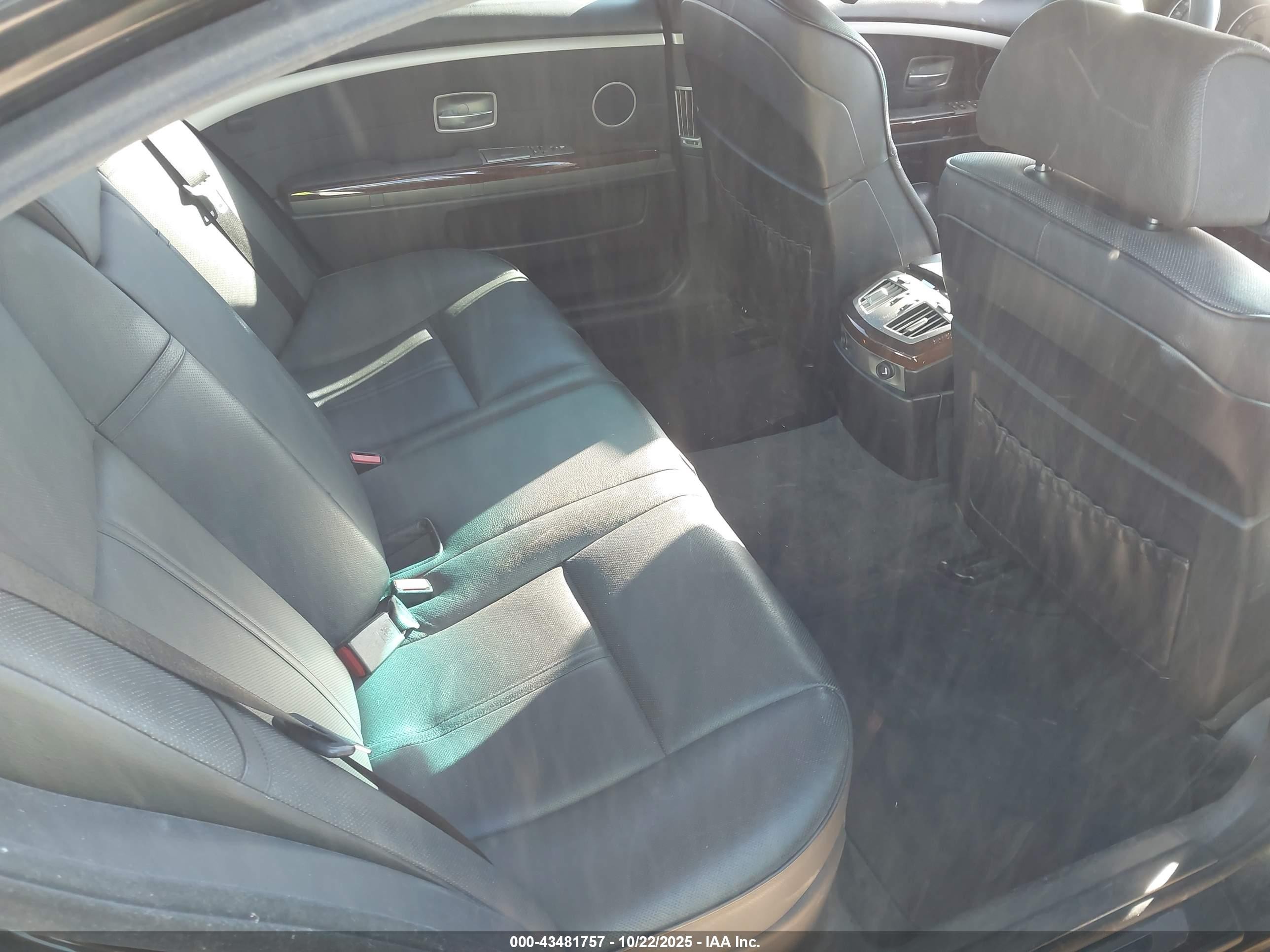 2006 Bmw 750li   Black vin: WBAHN83526DT37603