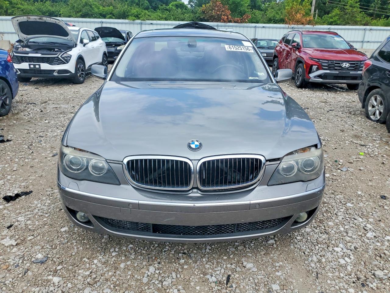 2006 Bmw 750 Li Серый vin: WBAHN83526DT62307