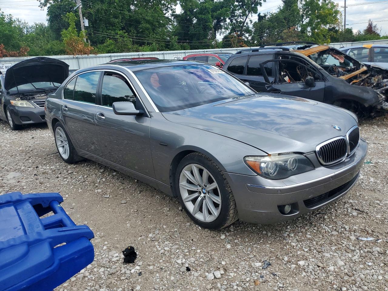2006 Bmw 750 Li Серый vin: WBAHN83526DT62307