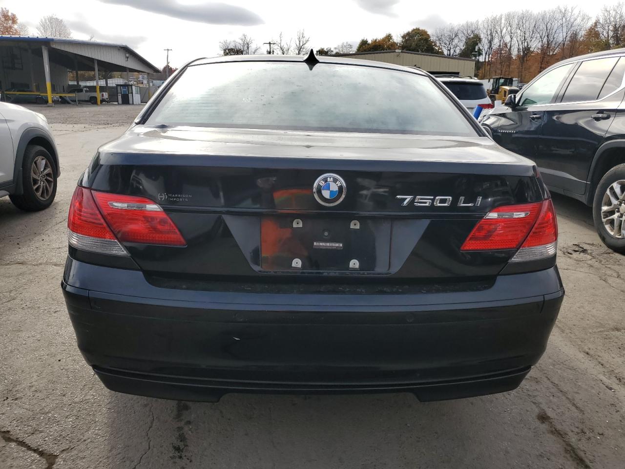 2007 Bmw 750 Black vin: WBAHN83527DT75530