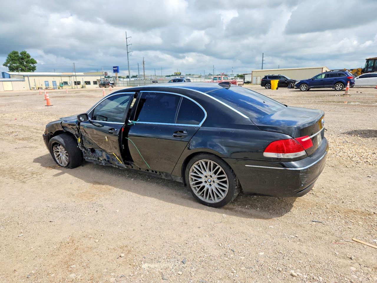 2008 Bmw 750 Li Black vin: WBAHN83528DT80485