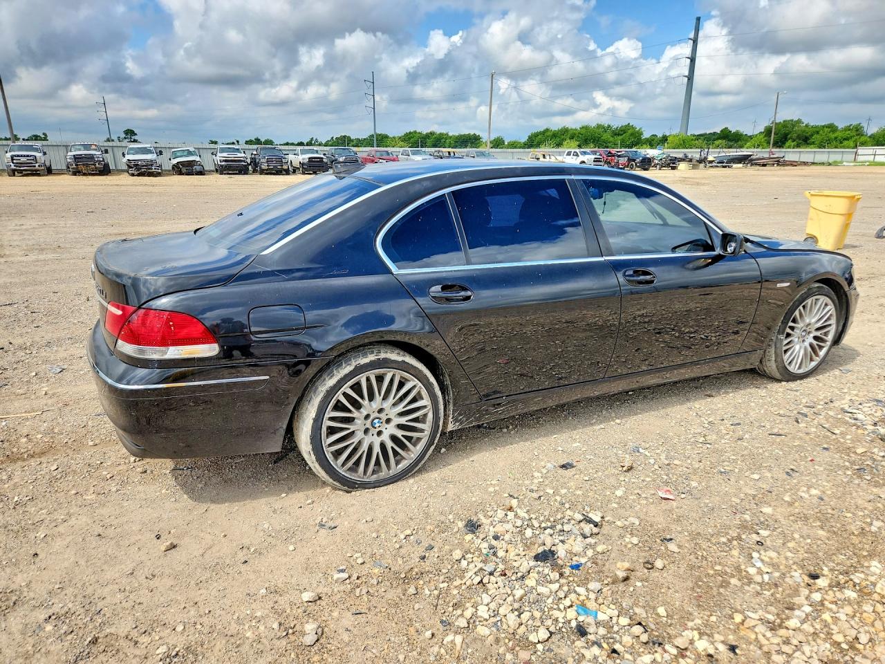 2008 Bmw 750 Li Black vin: WBAHN83528DT80485