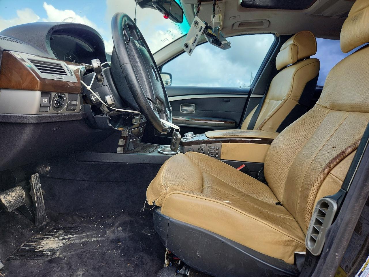2008 Bmw 750 Li Black vin: WBAHN83528DT80485