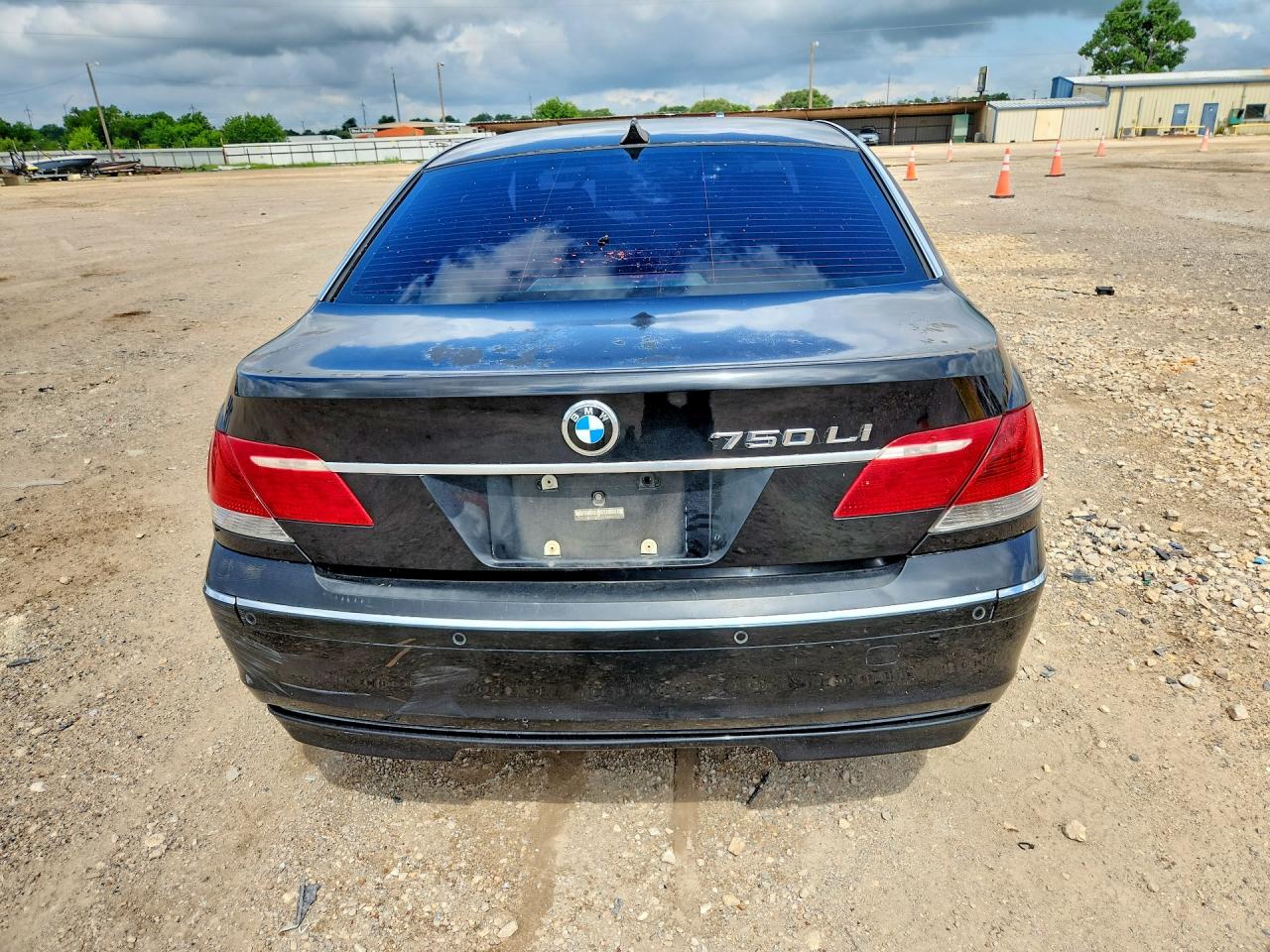 2008 Bmw 750 Li Black vin: WBAHN83528DT80485