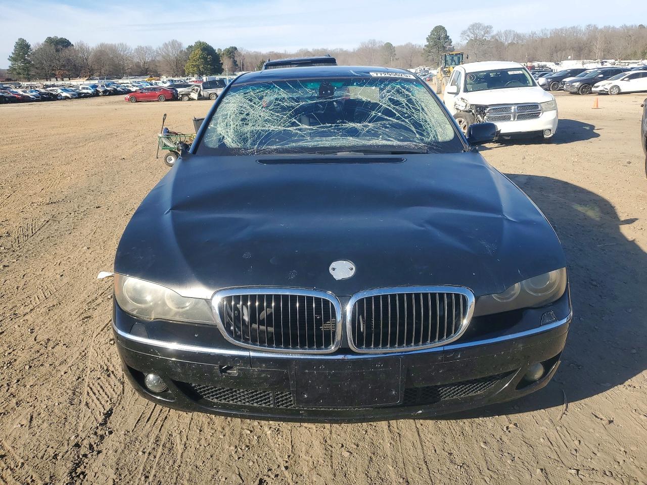 2008 Bmw 750 Li Black vin: WBAHN83528DT81118