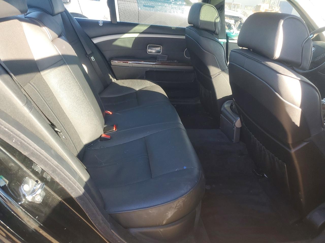 2008 Bmw 750 Li Black vin: WBAHN83528DT81118