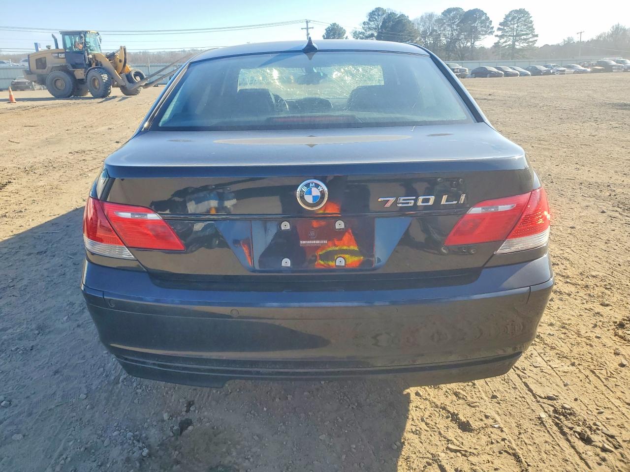 2008 Bmw 750 Li Black vin: WBAHN83528DT81118