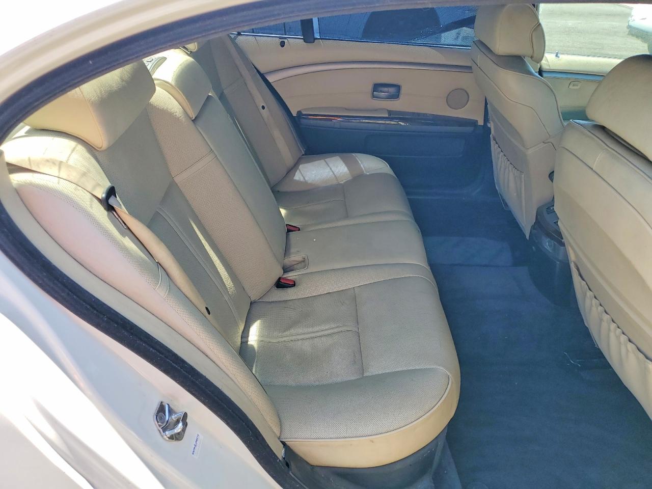 2008 Bmw 750 Li White vin: WBAHN83528DT81782