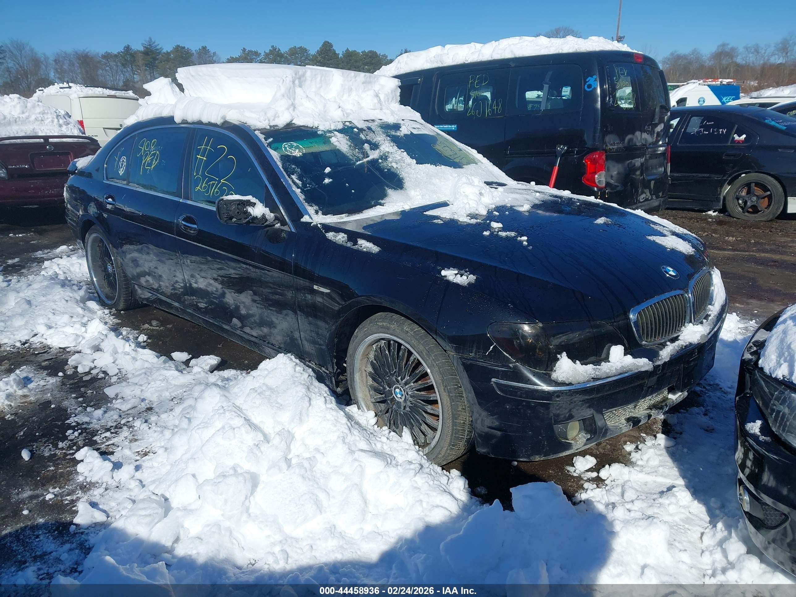 2006 Bmw 750li   Black vin: WBAHN83536DT26237