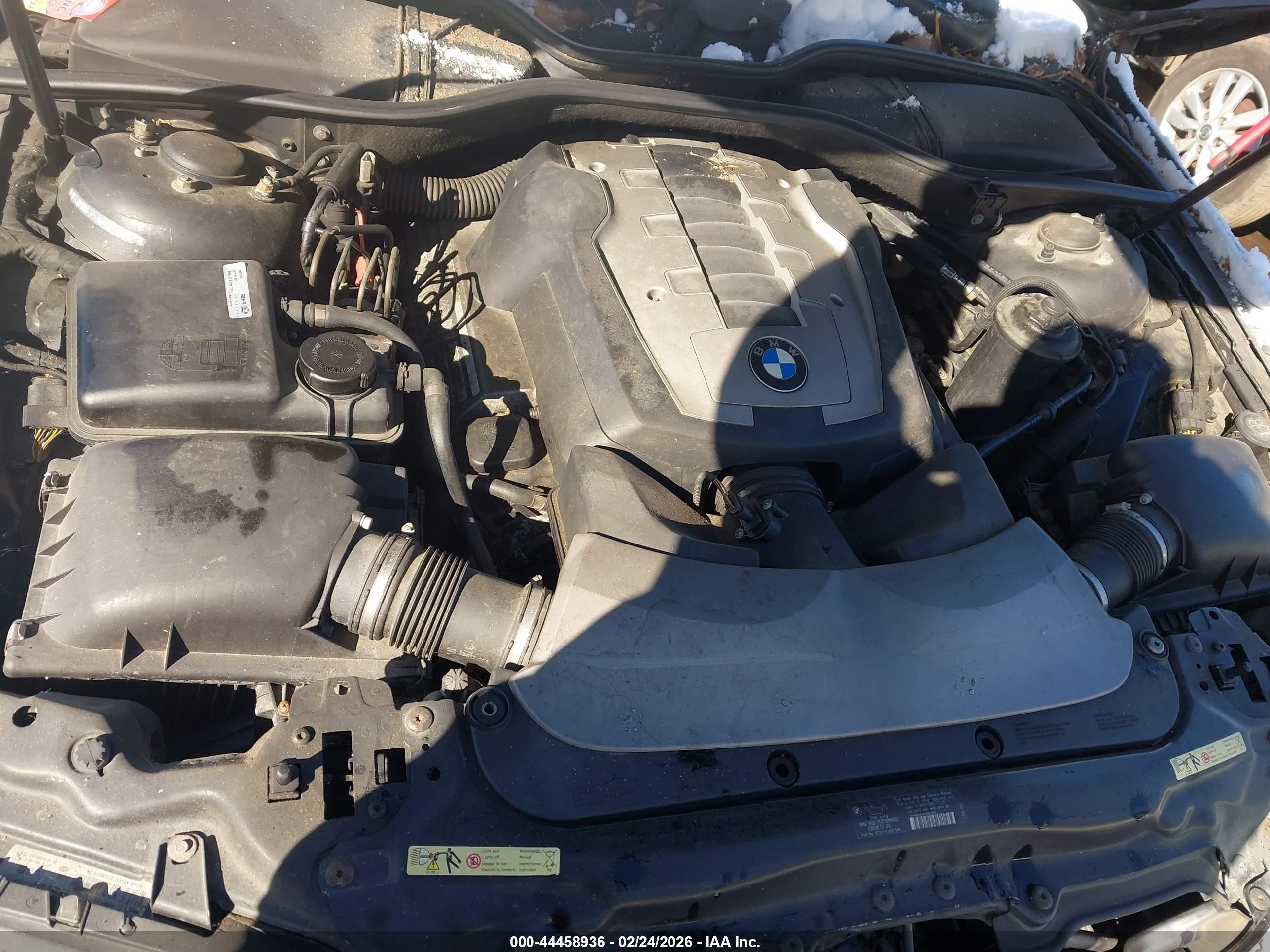 2006 Bmw 750li   Черный vin: WBAHN83536DT26237