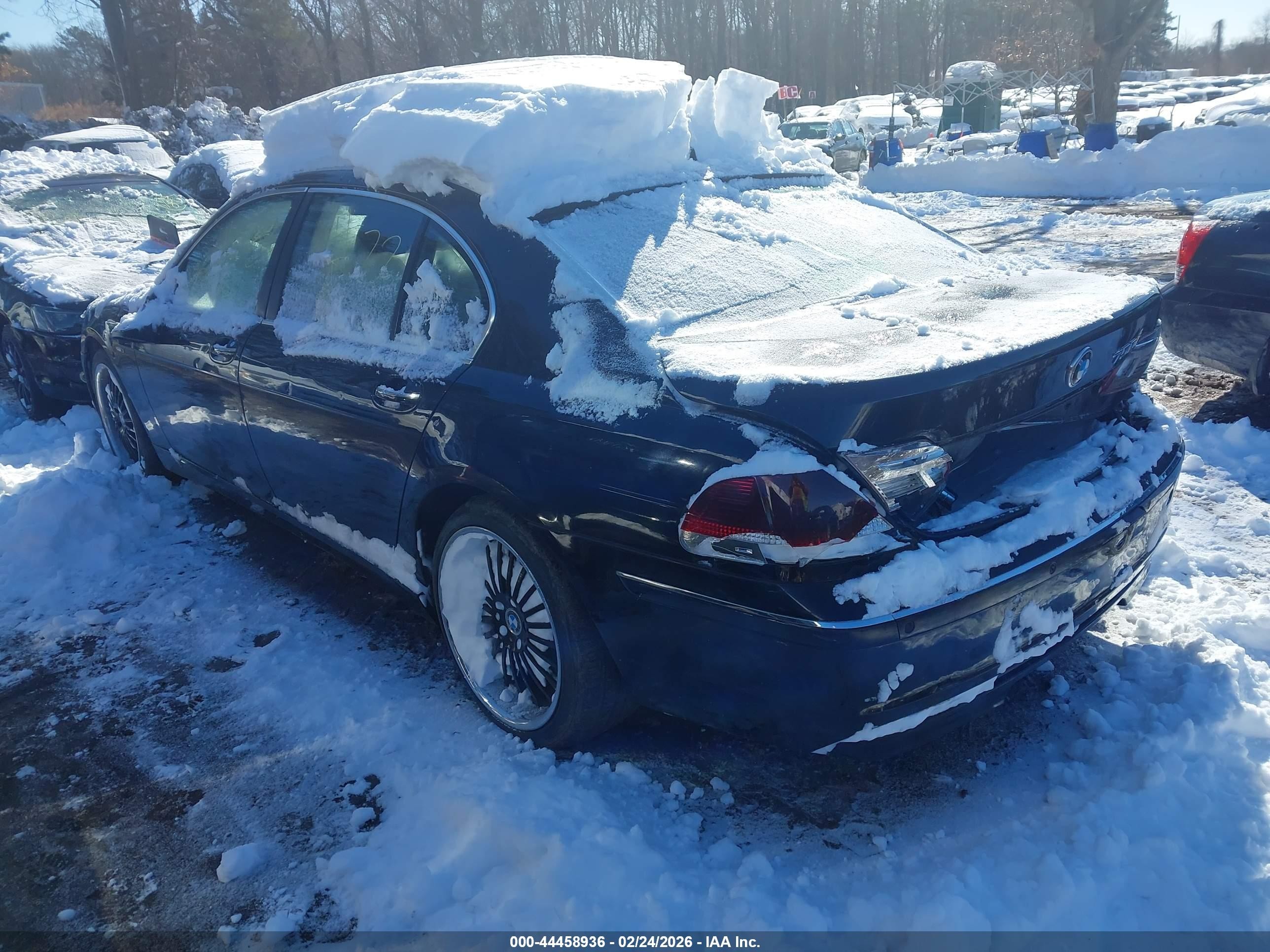 2006 Bmw 750li   Черный vin: WBAHN83536DT26237